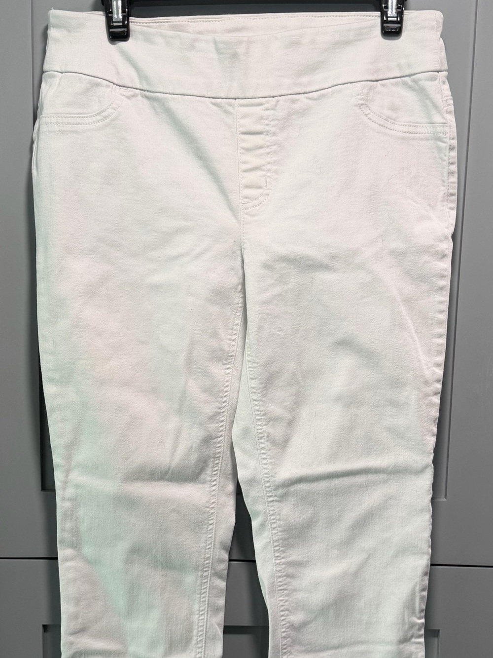 Chico's White Perfect Stretch Slim Pants